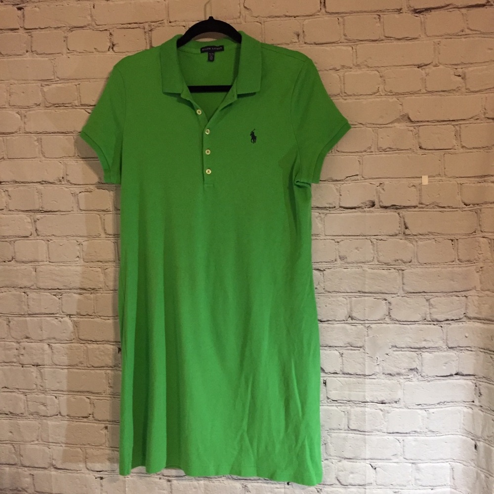Ralph Lauren green polo dress Sz XL